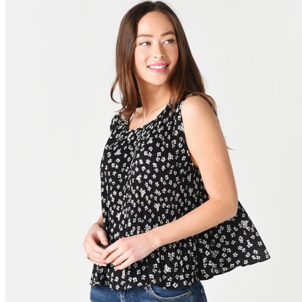 BB Dakota Womens Floral Affair Top Size S